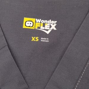 Wonderflex scrubs size xs both pants and top in pewter grey brand new never used
